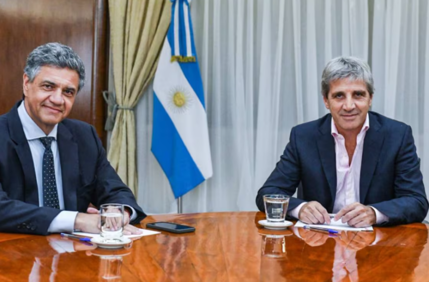  Caputo le ofrecerá a Macri comenzar a pagar la coparticipación a la Ciudad