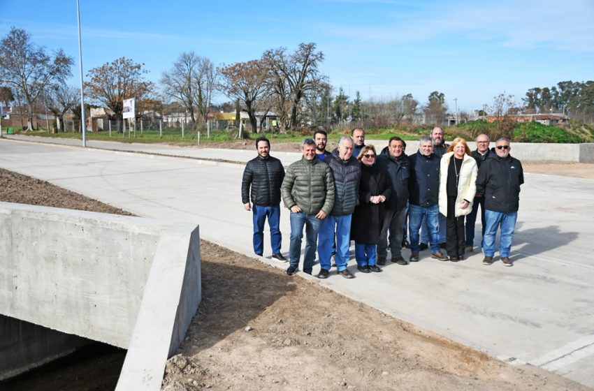  Se inauguró la reconstrucción del puente en avenida Lisandro de la Torre