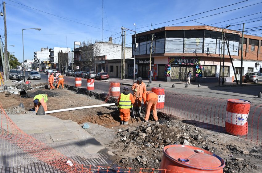  Avanzan las obras de la Av. Juan Manuel de Rosas