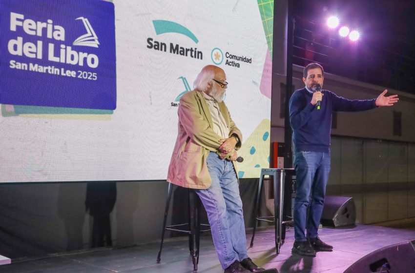  Inauguración de la 4° edición de la Feria del Libro San Martín Lee