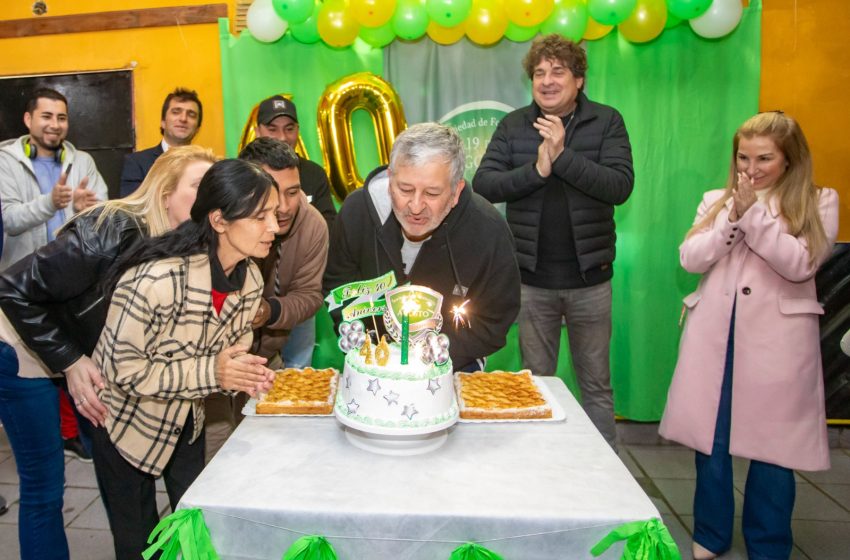  La Sociedad de Fomento 19 de Agosto festejó su 40° aniversario