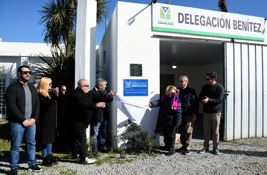  Se inauguró el destacamento policial de Benítez