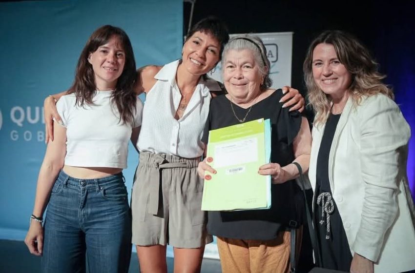  Quilmes entregó casi 200 escrituras a familias del distrito