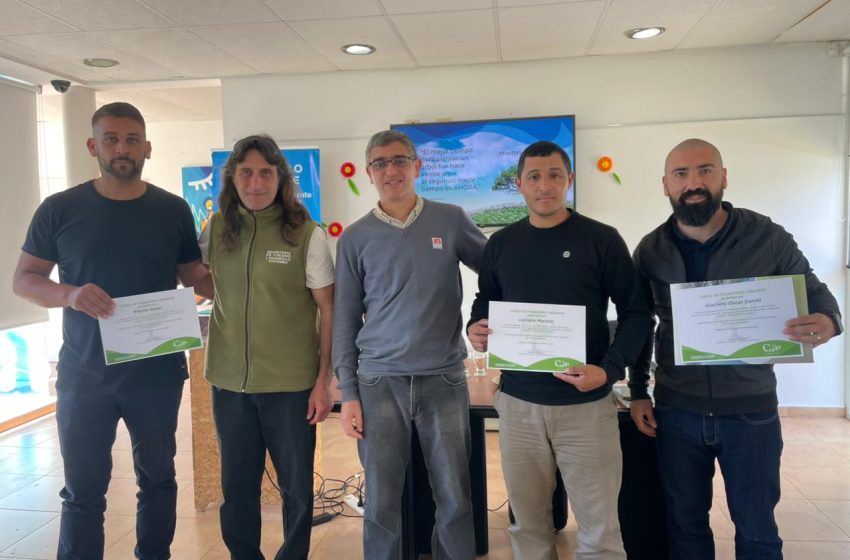  Finalizó el Curso de Podadores Urbanos en La Costa