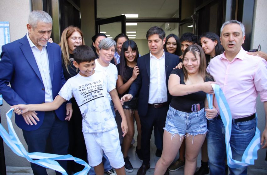  Jorge Ferraresi y Axel Kicillof inauguraron obras en Avellaneda